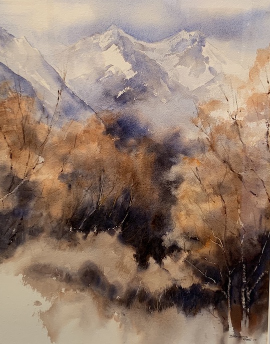 B Parsons |Untitled  | watercolour | McAtamney Gallery and Design Store | Geraldine NZ